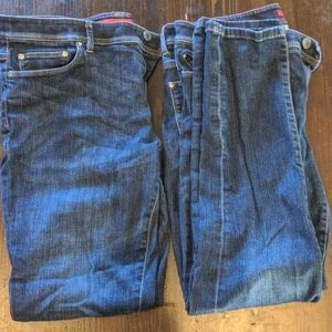 L.L. Bean stretch performance skinny jeans bundle